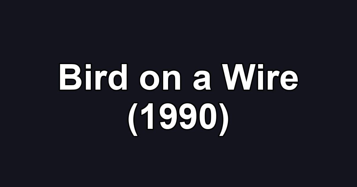 Bird on a Wire (1990)