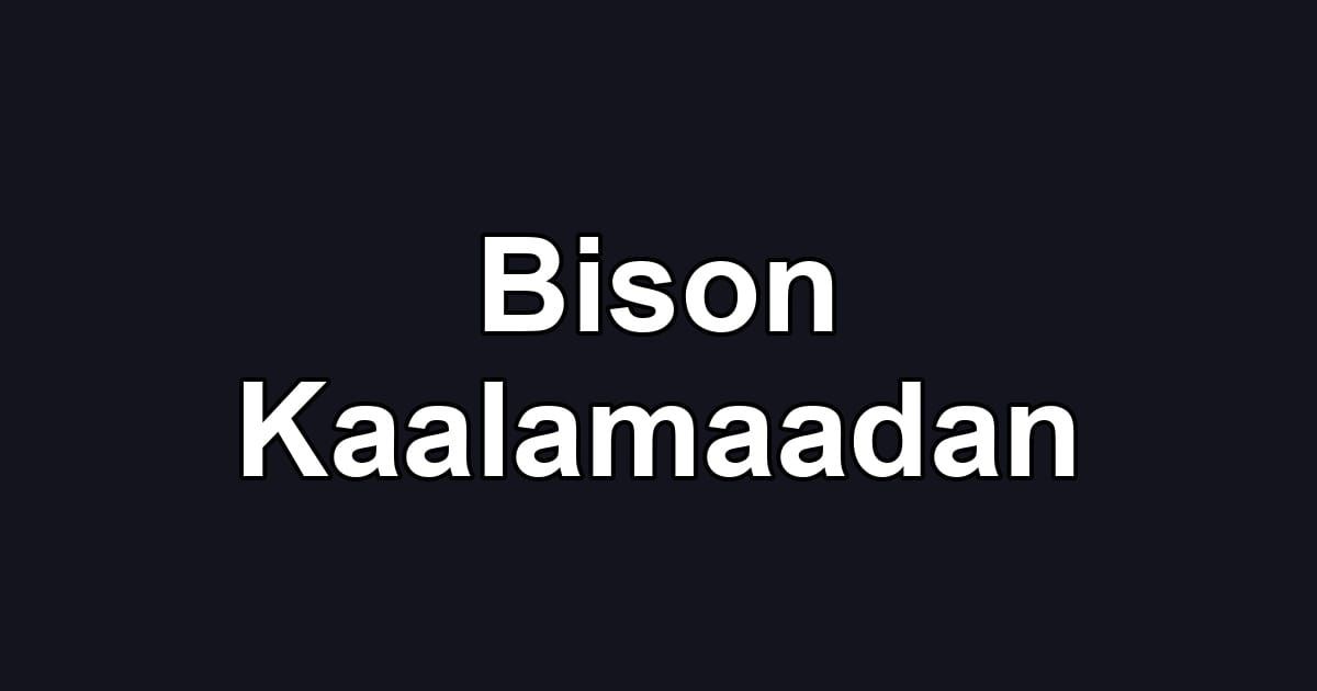 Bison Kaalamaadan