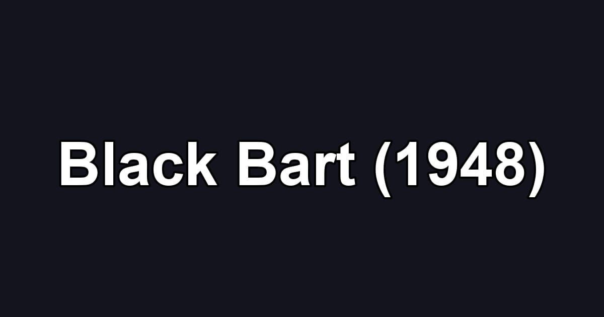 Black Bart (1948)