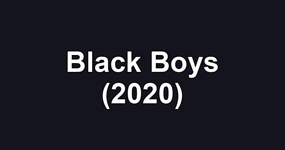 Black Boys (2020)