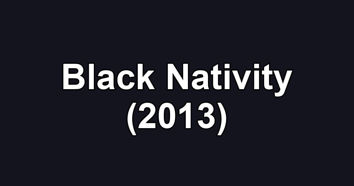 Black Nativity (2013)