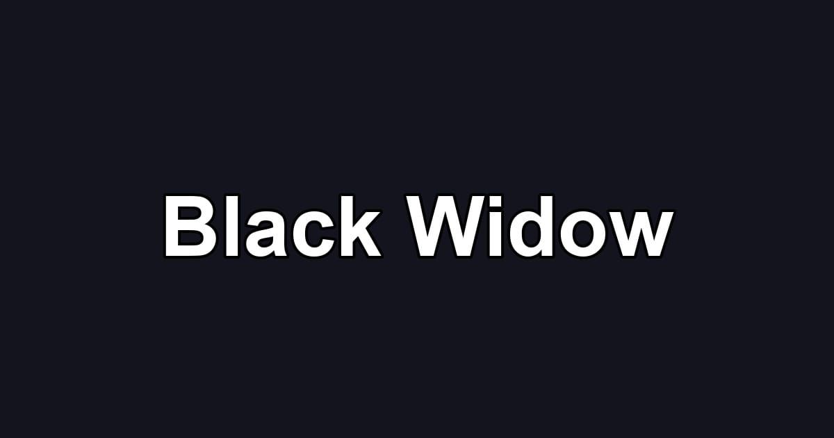 Black Widow