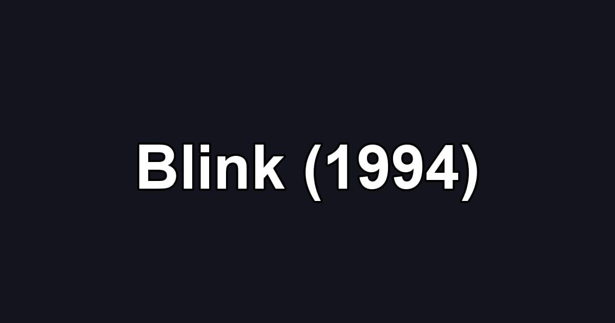 Blink (1994)