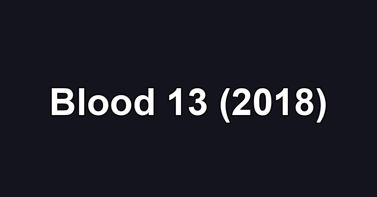 Blood 13 (2018)