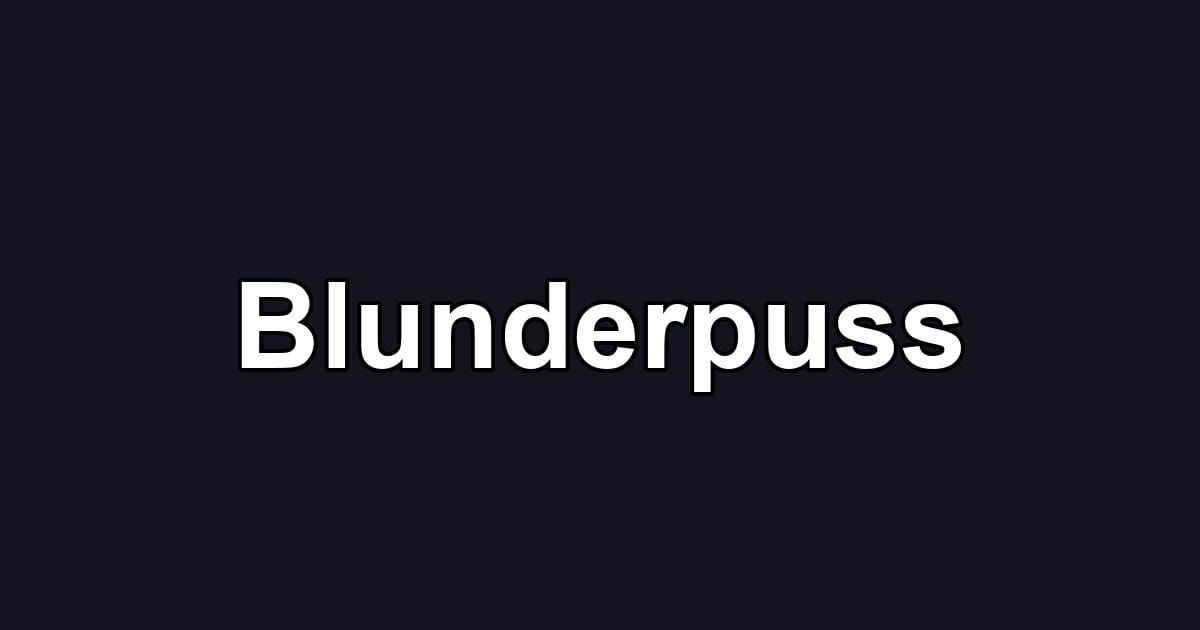 Blunderpuss