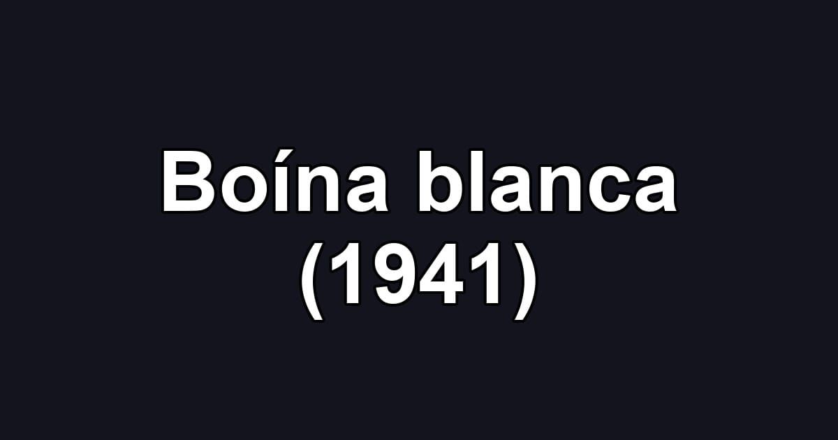 Boína blanca (1941)