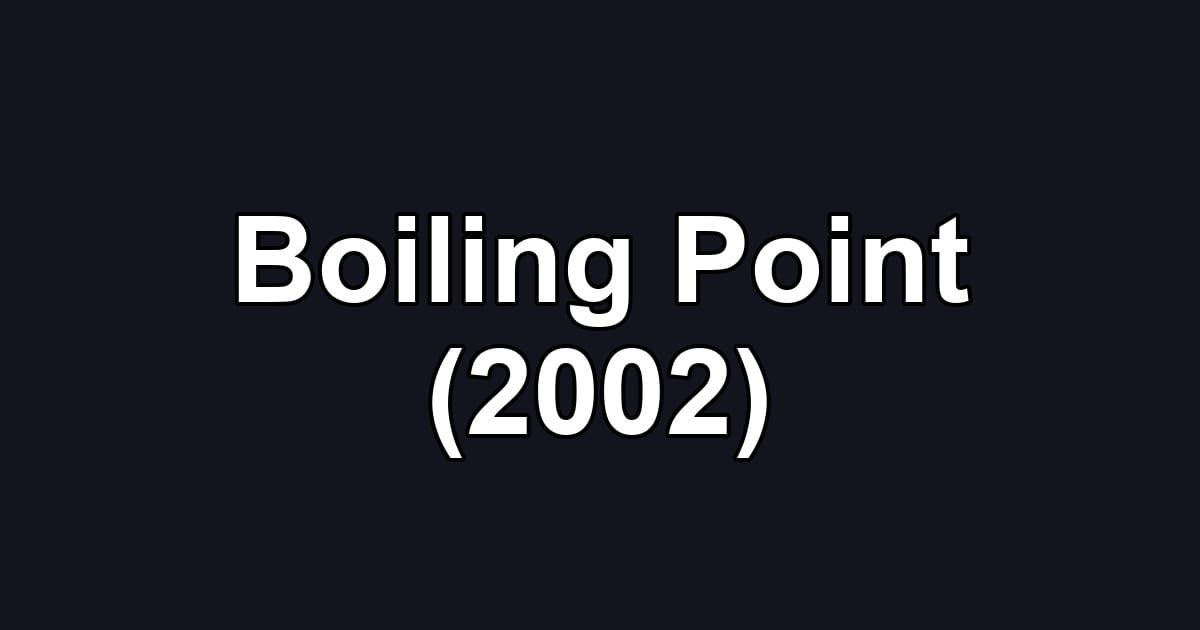 Boiling Point (2002)
