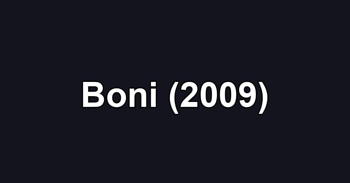 Boni (2009)