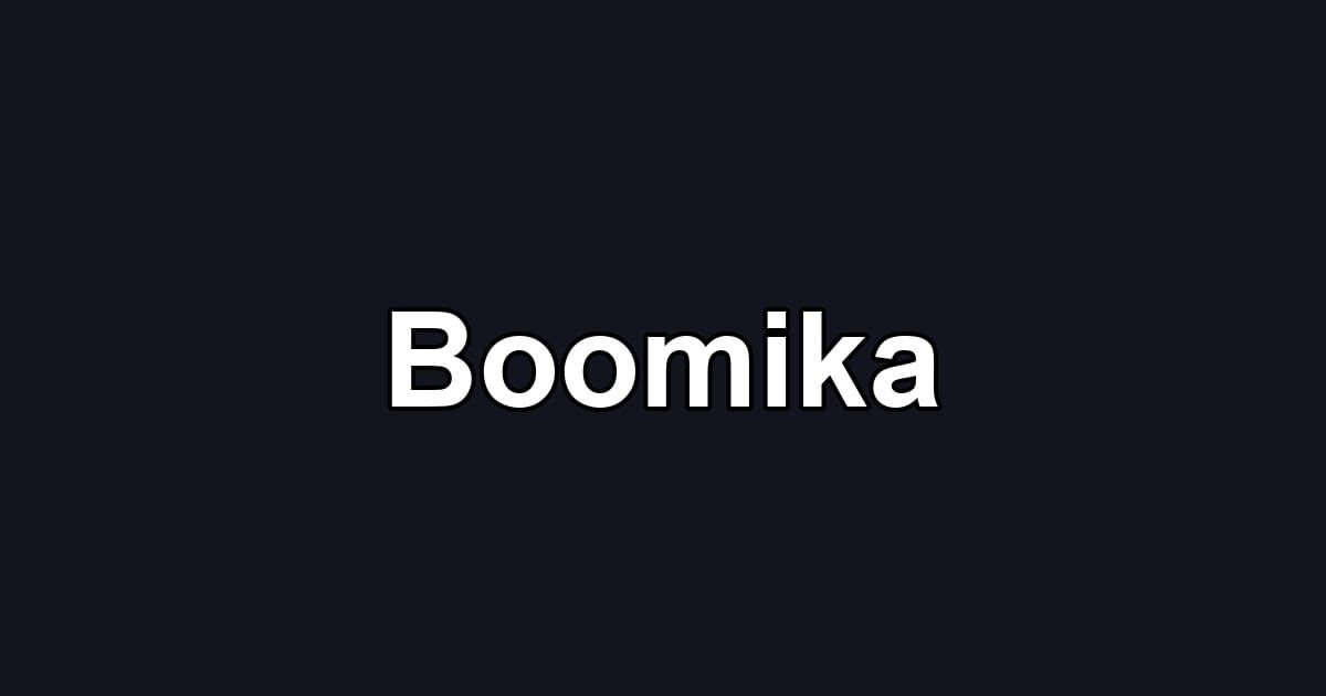 Boomika