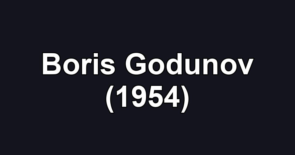 Boris Godunov (1954)