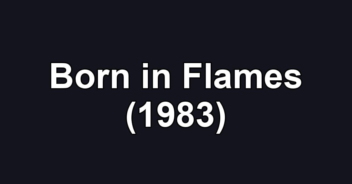 Born in Flames (1983)