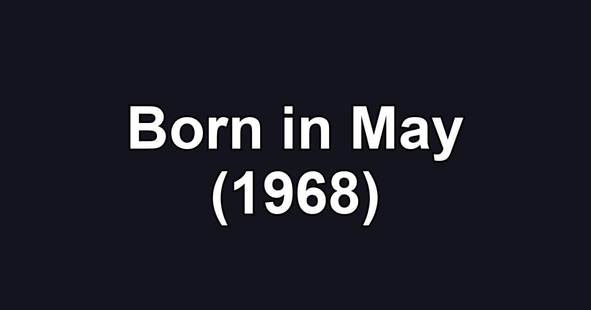 Born in May (1968)