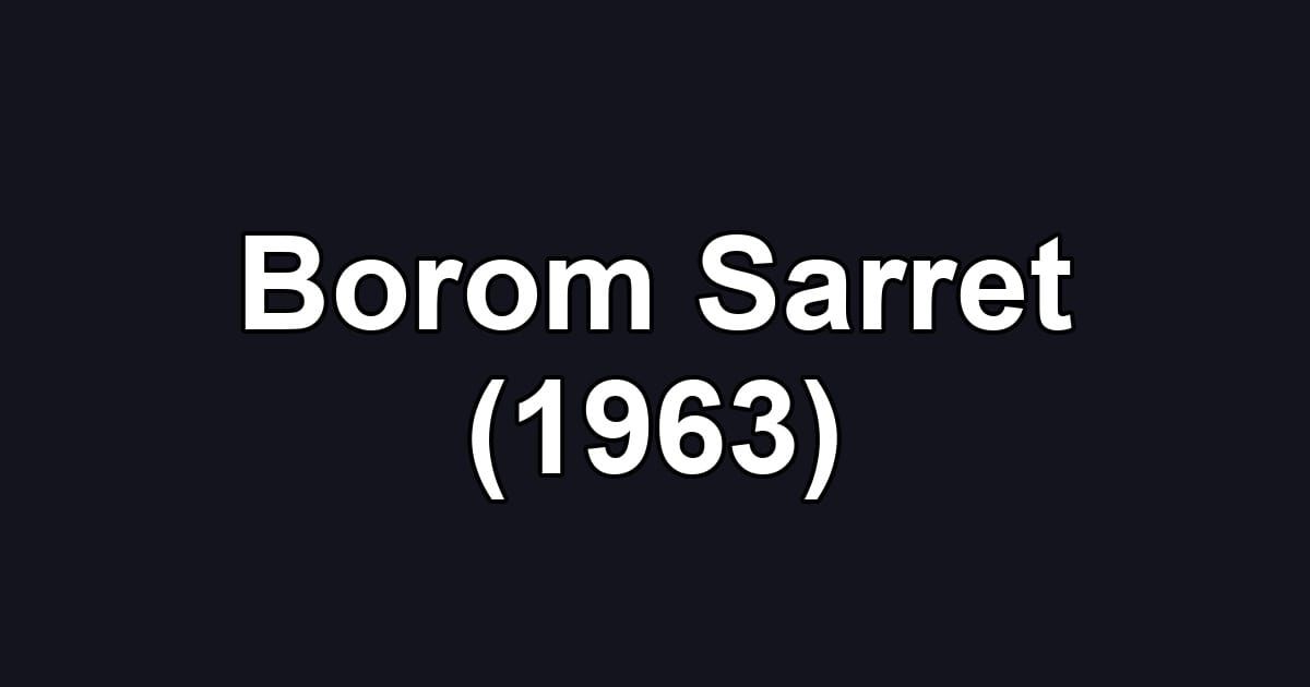Borom Sarret (1963)