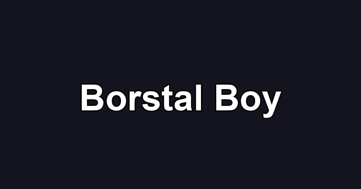 Borstal Boy