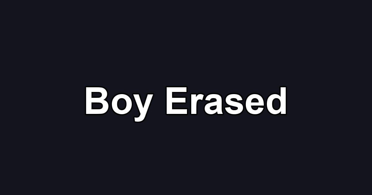 Boy Erased