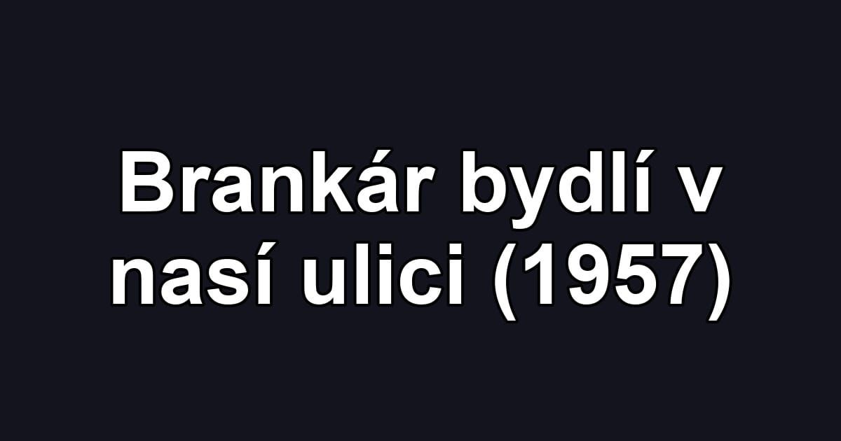 Brankár bydlí v nasí ulici (1957)
