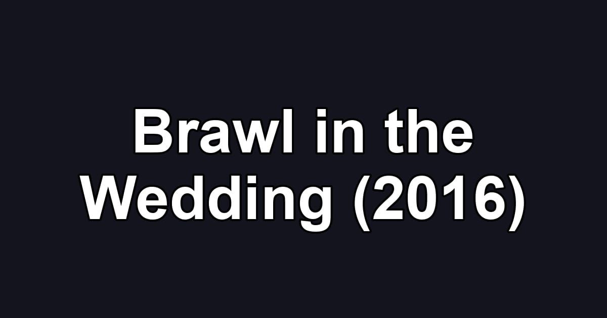 Brawl in the Wedding (2016)