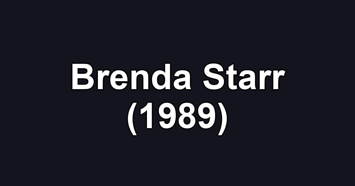 Brenda Starr (1989)