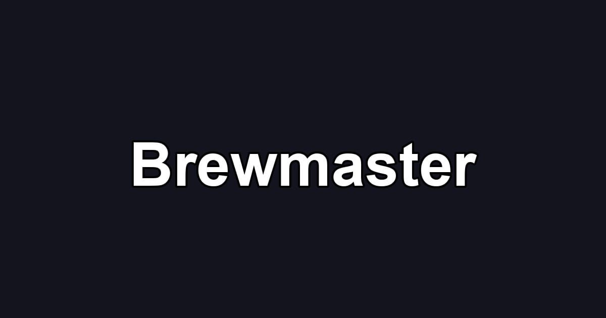 Brewmaster