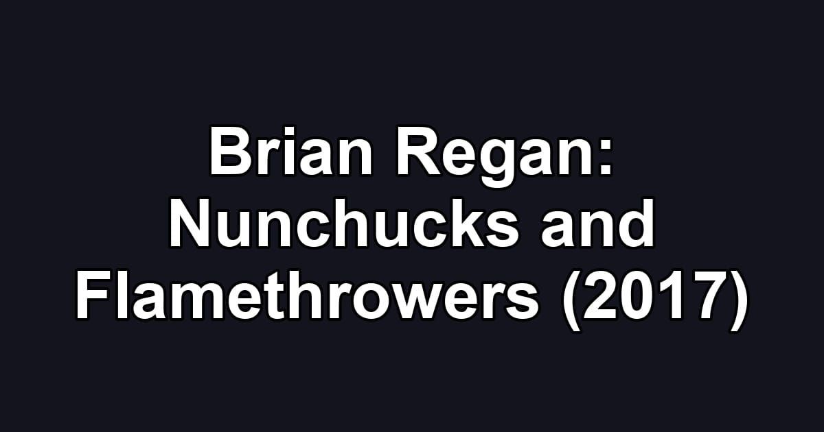 Brian Regan: Nunchucks and Flamethrowers (2017)