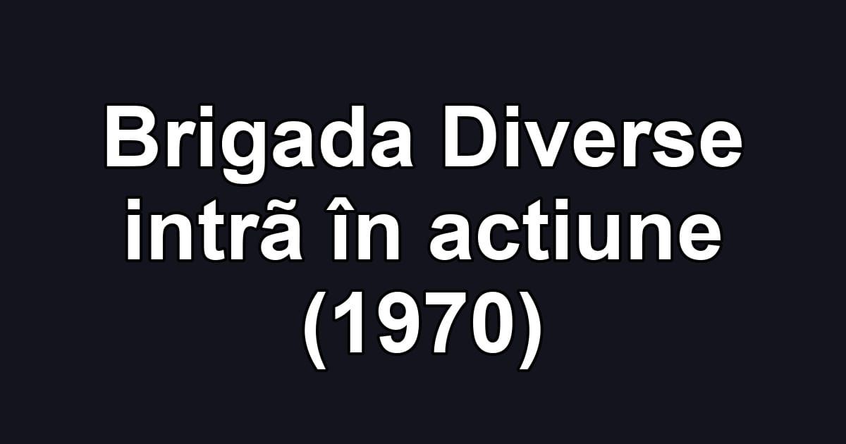 Brigada Diverse intrã în actiune (1970)
