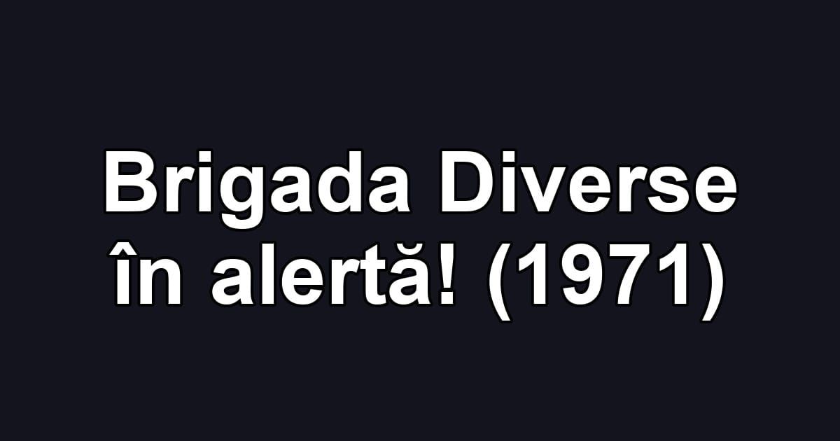 Brigada Diverse în alertă! (1971)
