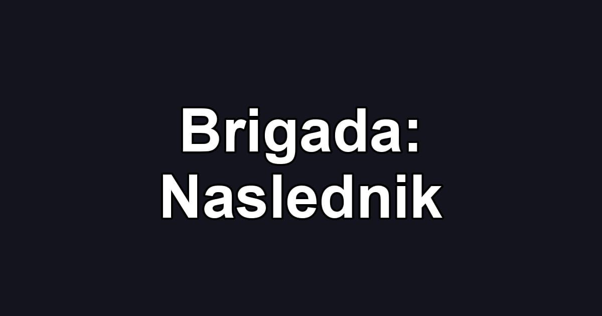 Brigada: Naslednik