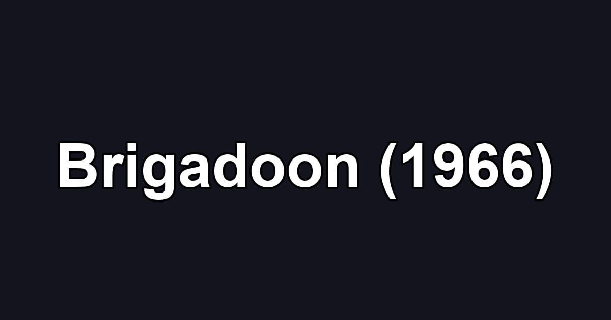 Brigadoon (1966)