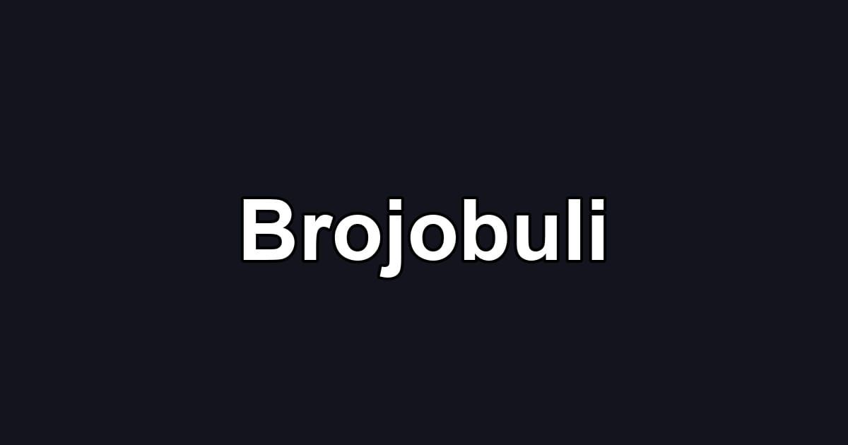 Brojobuli