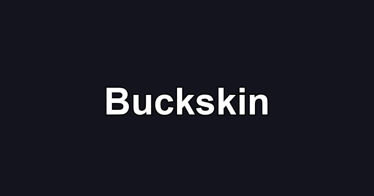 Buckskin