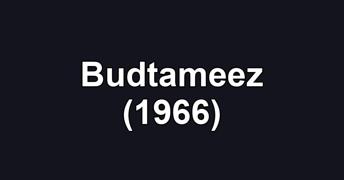 Budtameez (1966)