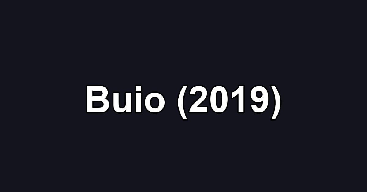 Buio (2019)