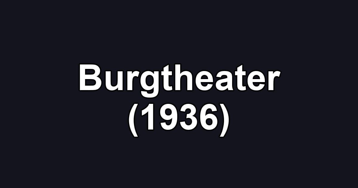 Burgtheater (1936)