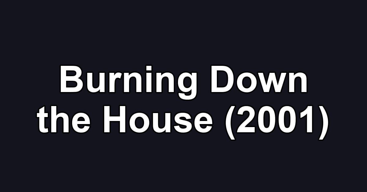 Burning Down the House (2001)
