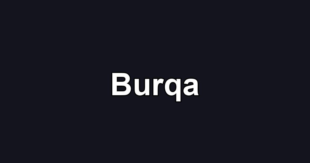 Burqa