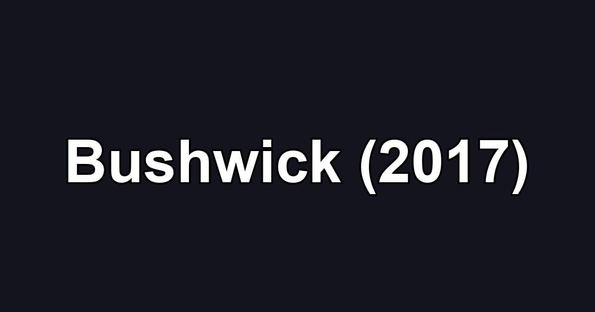 Bushwick (2017)
