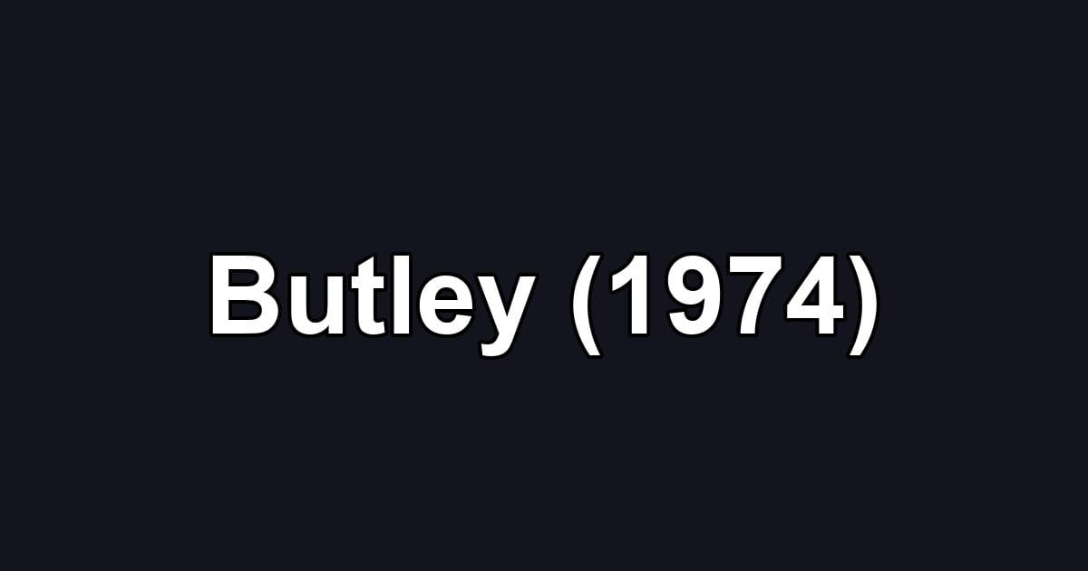 Butley (1974)