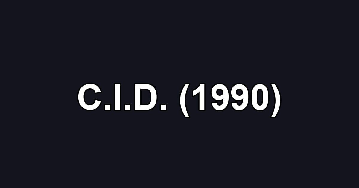 C.I.D. (1990)
