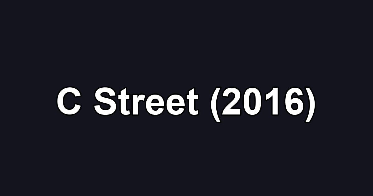 C Street (2016)
