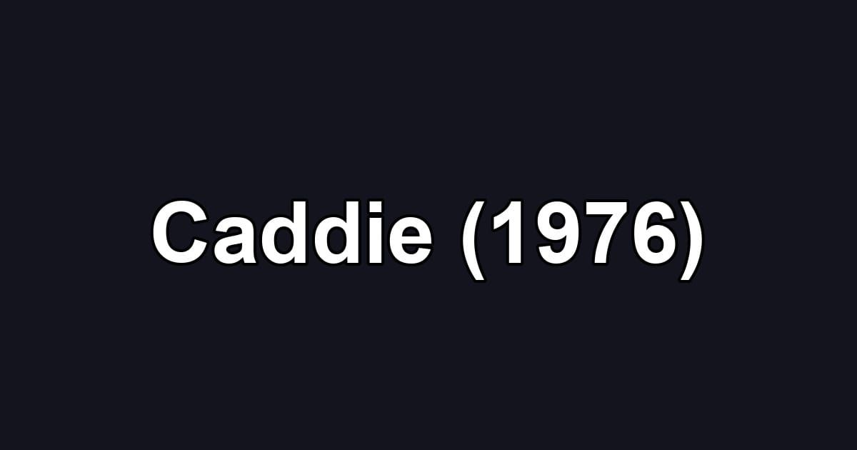 Caddie (1976)