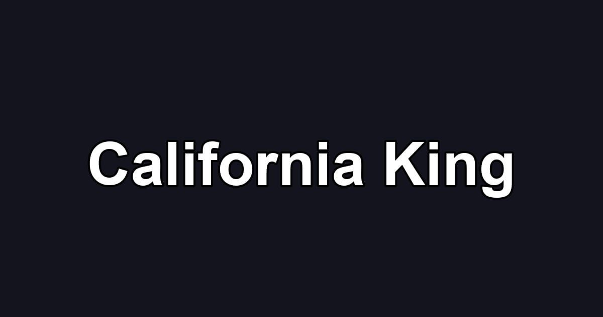 California King