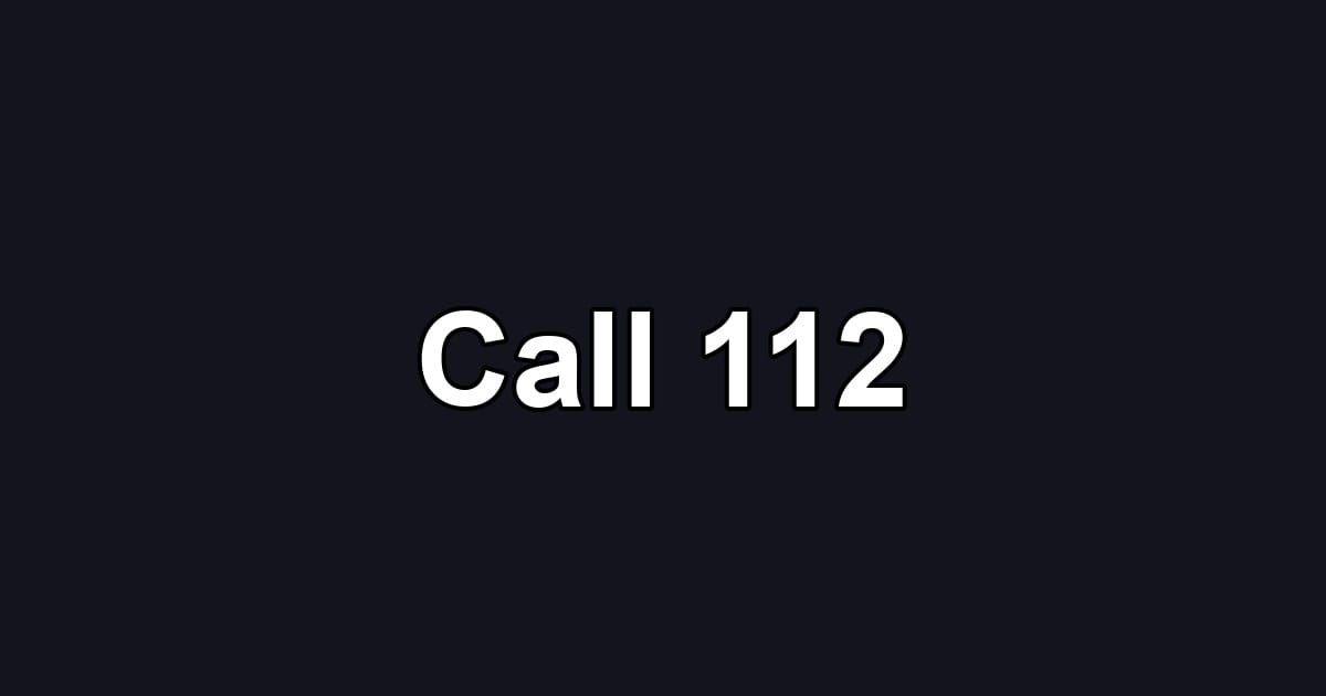 Call 112