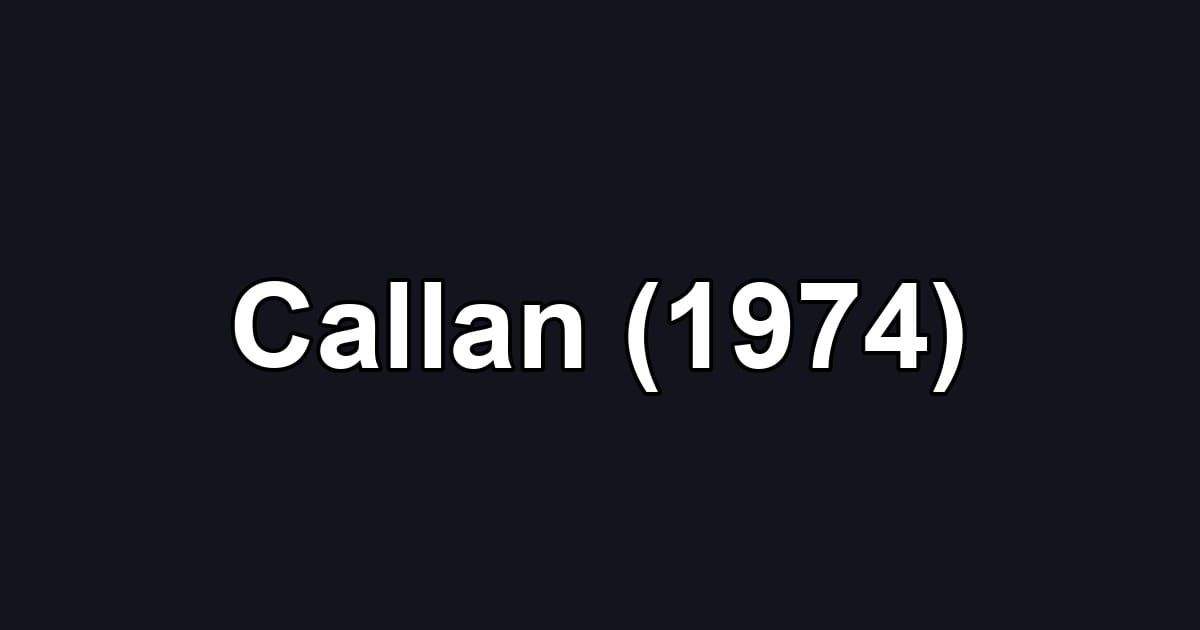Callan (1974)