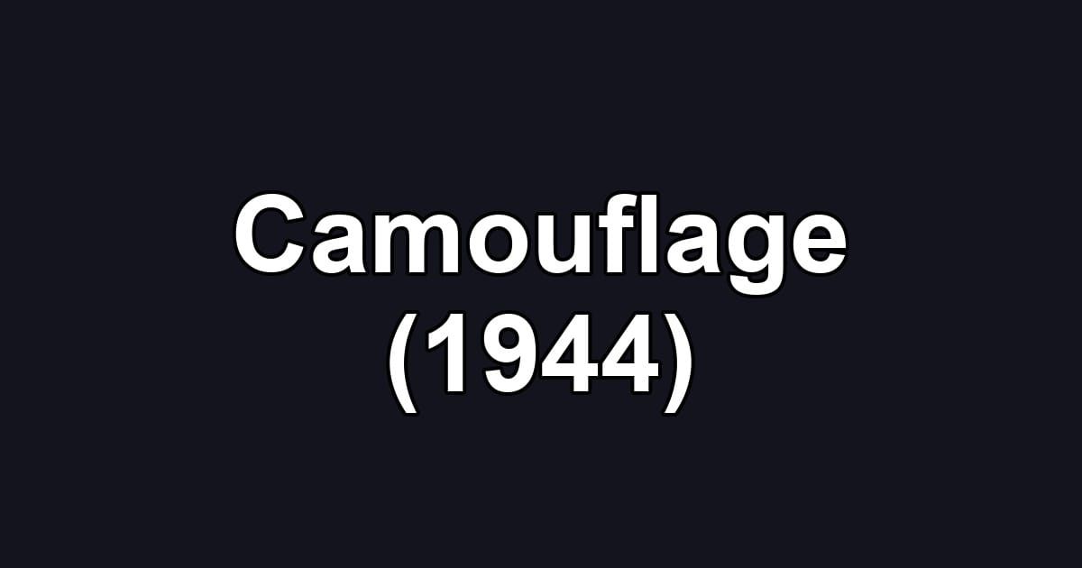 Camouflage (1944)
