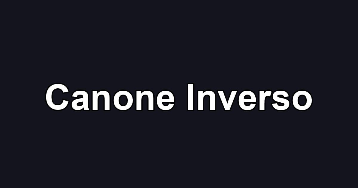 Canone Inverso