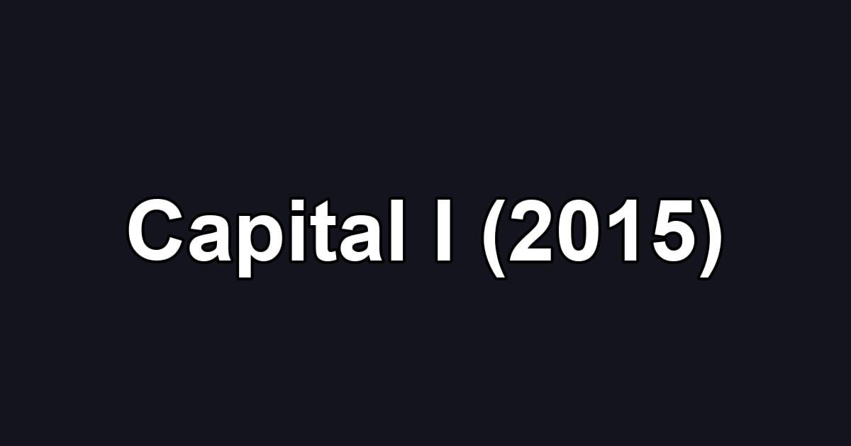 Capital I (2015)