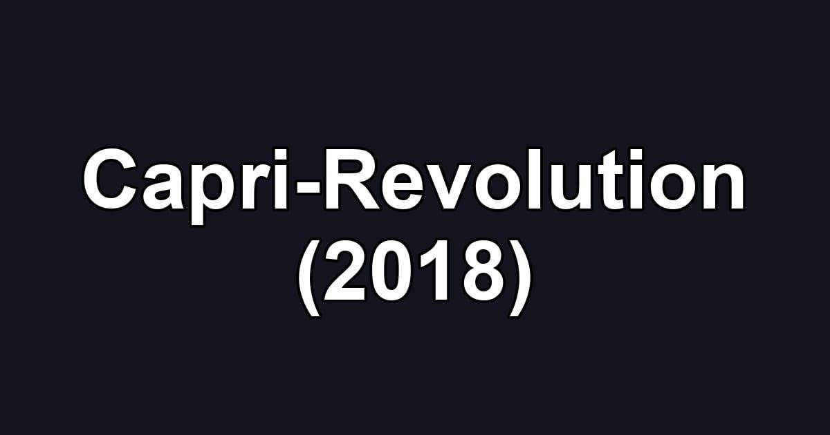Capri-Revolution (2018)