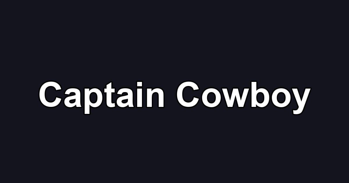 Captain Cowboy