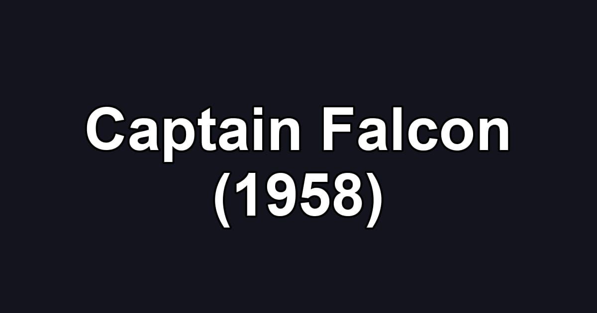 Captain Falcon (1958)
