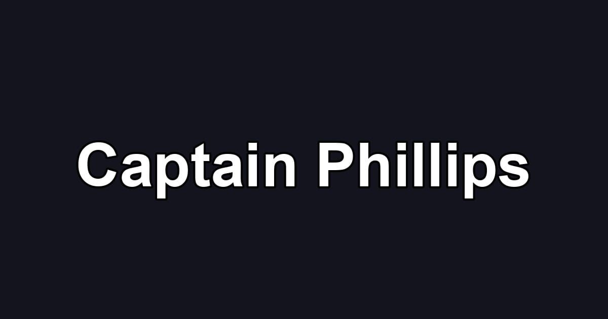 Captain Phillips